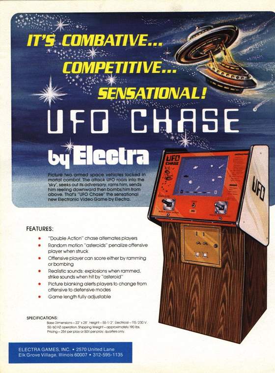 UFO Chase Flyer: 1 Front